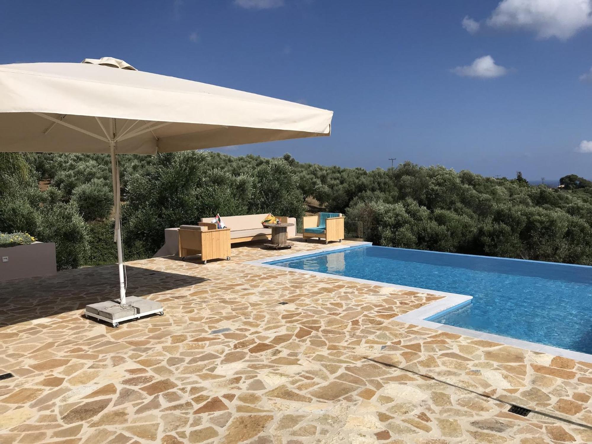 Luxurious Villa In Peloponnese With Swimming Pool Kamaria  Экстерьер фото